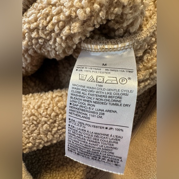 Banana Republic Sherpa Bomber Jacket – Size M - Picture 8 of 9